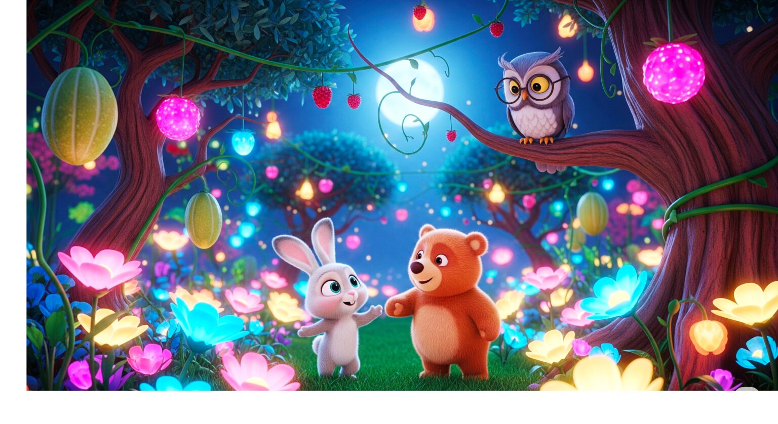 The Rabbit and the Bear’s Dream Garden | Short Bedtime Story for Kids ...