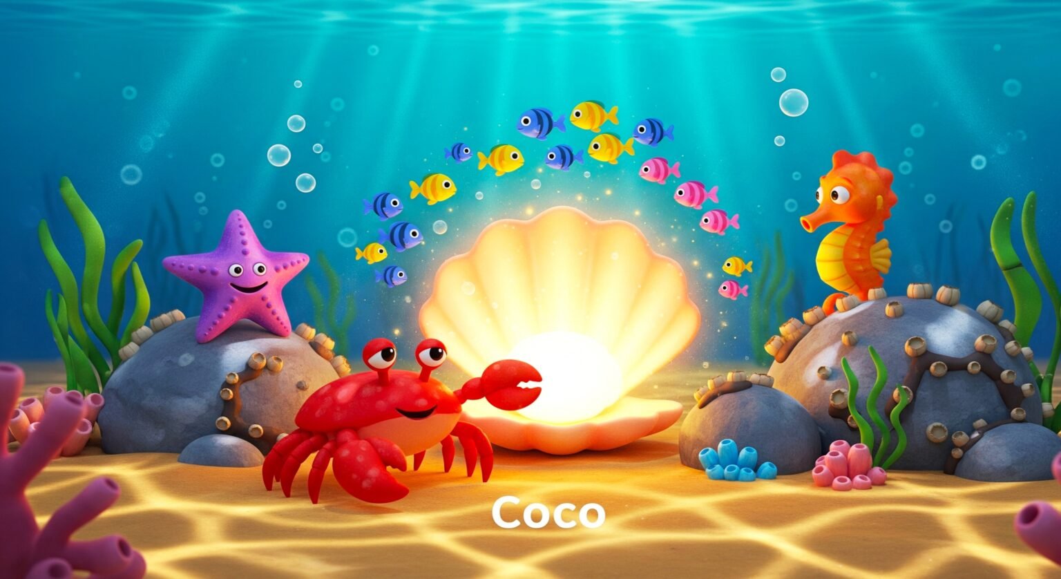 Shinning Shell Helping Others Bedtime Story for Kids – The Little Crab and the Shining ...