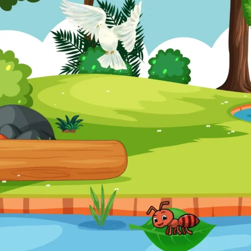 The Ant and The Dove: A Moral Story